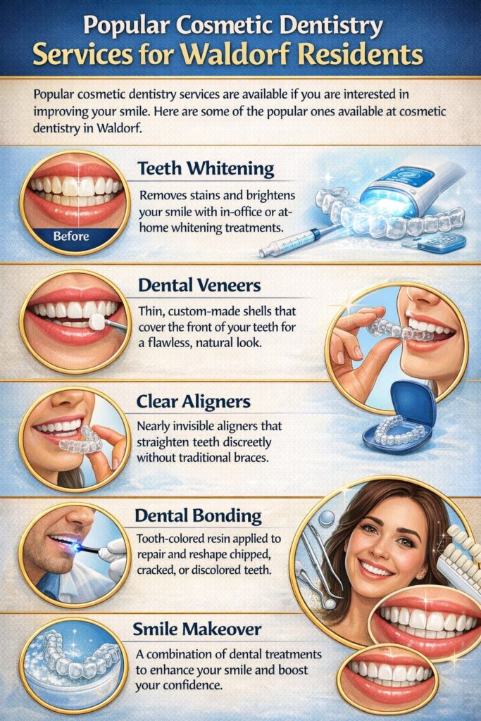 Popular Cosmetic Dentistry Services for Waldorf Residents